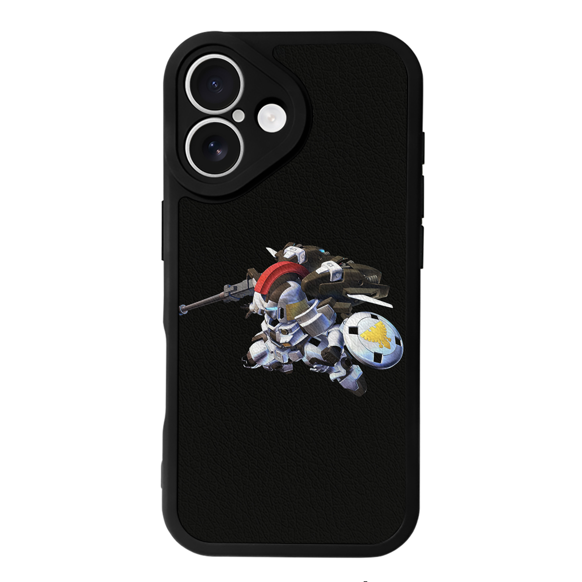 （画像用） 機動戦士ガンダム Mobile Suit Gundam 【iPhone 16シリーズ対応】シリコンスマホケース（レザー調） 材質：シリコン